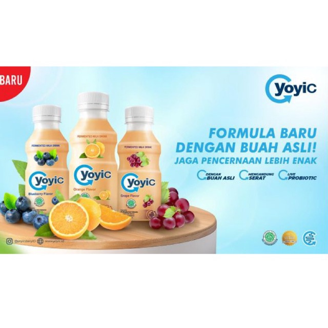 Yoyic yoghurt (HARGA UNTUK 1 BOTOL)