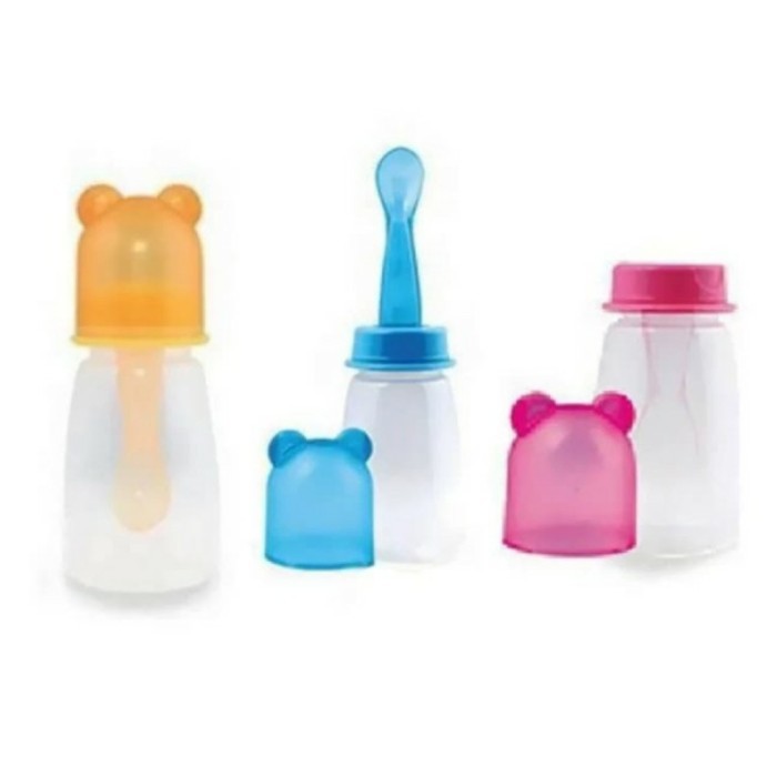 LUSTY BUNNY Food feeder / Botol sendok makanan bayi ukuran 140 ml