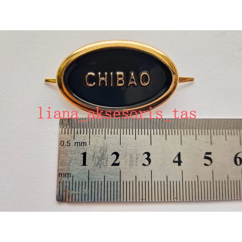 ---AKSESORIS TAS IMPOR (@1 biji) LOGO TAS CHBAO