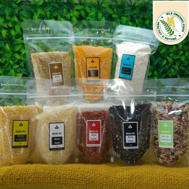 

Beras organik kemasan 100gr