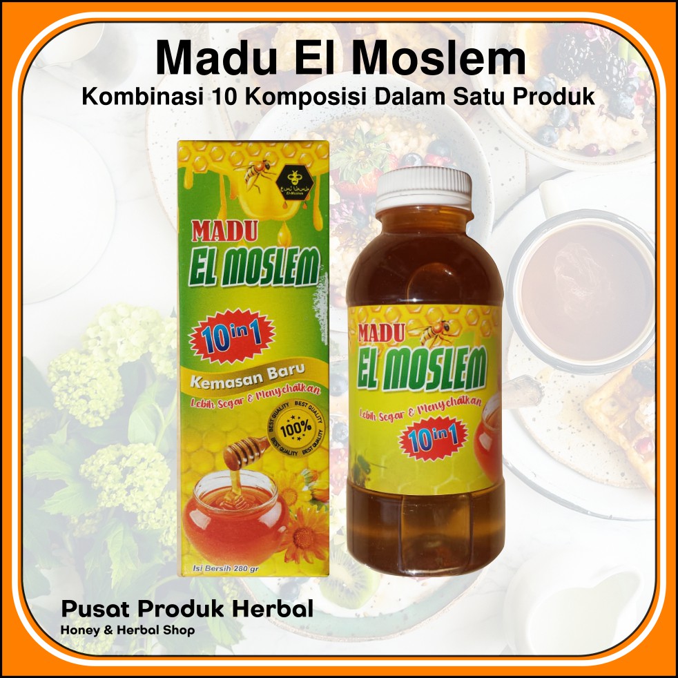

Madu Batuk Cepat Terasa 1 Botol Madu El Moslem 10 in 1 Lebih Segar Dan Menyehatkan - Perpaduan Dari Madu, Jahe, Zaitun
