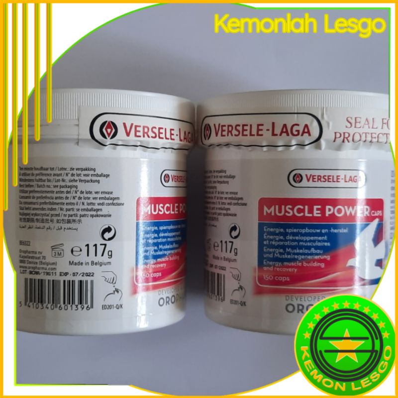 Muscle Power Caps - Versele-Laga Oropharma jual per kapsul