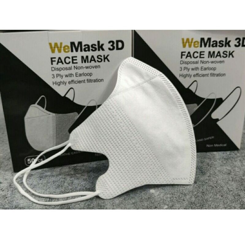 masker duckbiil 3ply dewasa perbox isi 50pcs