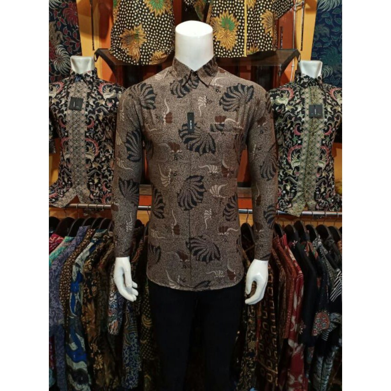 Distro batik slimfit kerang