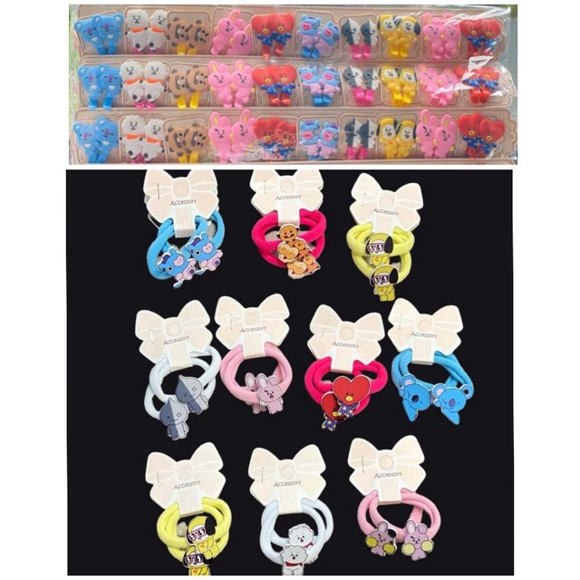 Karet Ikat Rambut Bt21 - Jepit Rambut Bt21