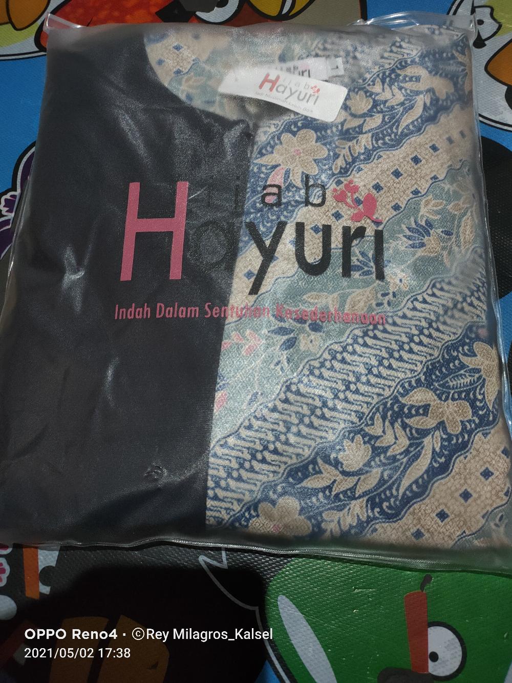 Gamis Set Fathima / Gamis Batik Kombinasi Polos / Gamis Set Hijab Segi Empat