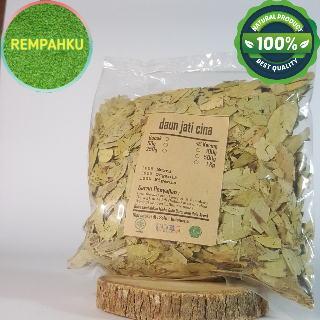 

TEH DAUN JATI CINA KERING 1KG - Senna Alexandrina - MURNI - JSR