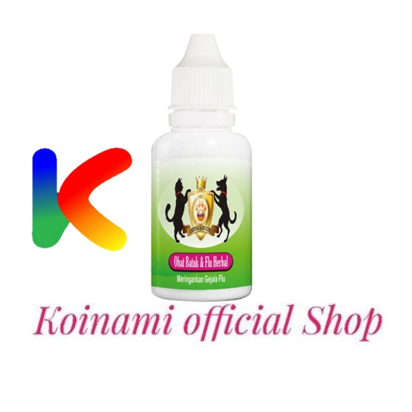 FLU &amp; BATUK HERBAL 30ml / raid all / cat &amp; dog / obat batuk pilek demam kucing anjing