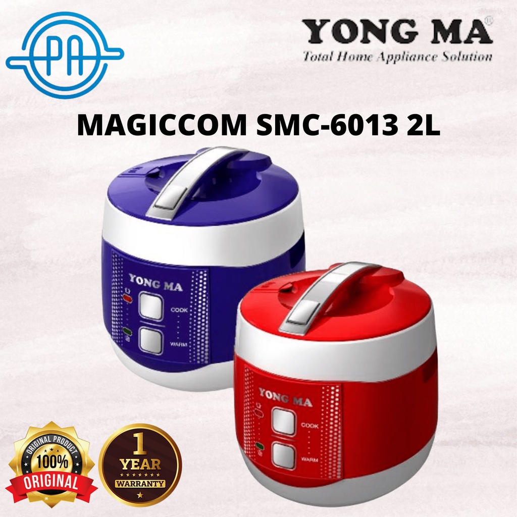 YONG MA MAGIC COM RICE COOKER YMC 6013 / SMC-6013