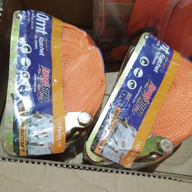 Ratchet Tie Down / Cargo Lashing / Tali Pengikat Barang 2”x2tonx10m