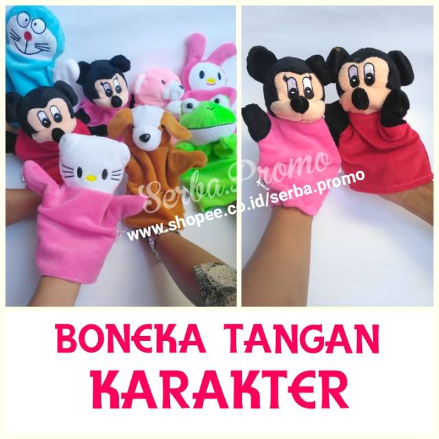 Boneka Tangan Karakter - Boneka Jari - Boneka Drama - Boneka Dongeng