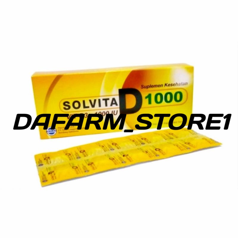Vitamin D 1000 IU Solvita / Vitamin D 1000 IU 10 Tablet