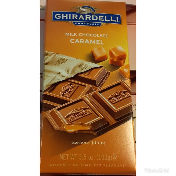 

Ghirardelli Milk Chocolate Caramel-Coklat Import