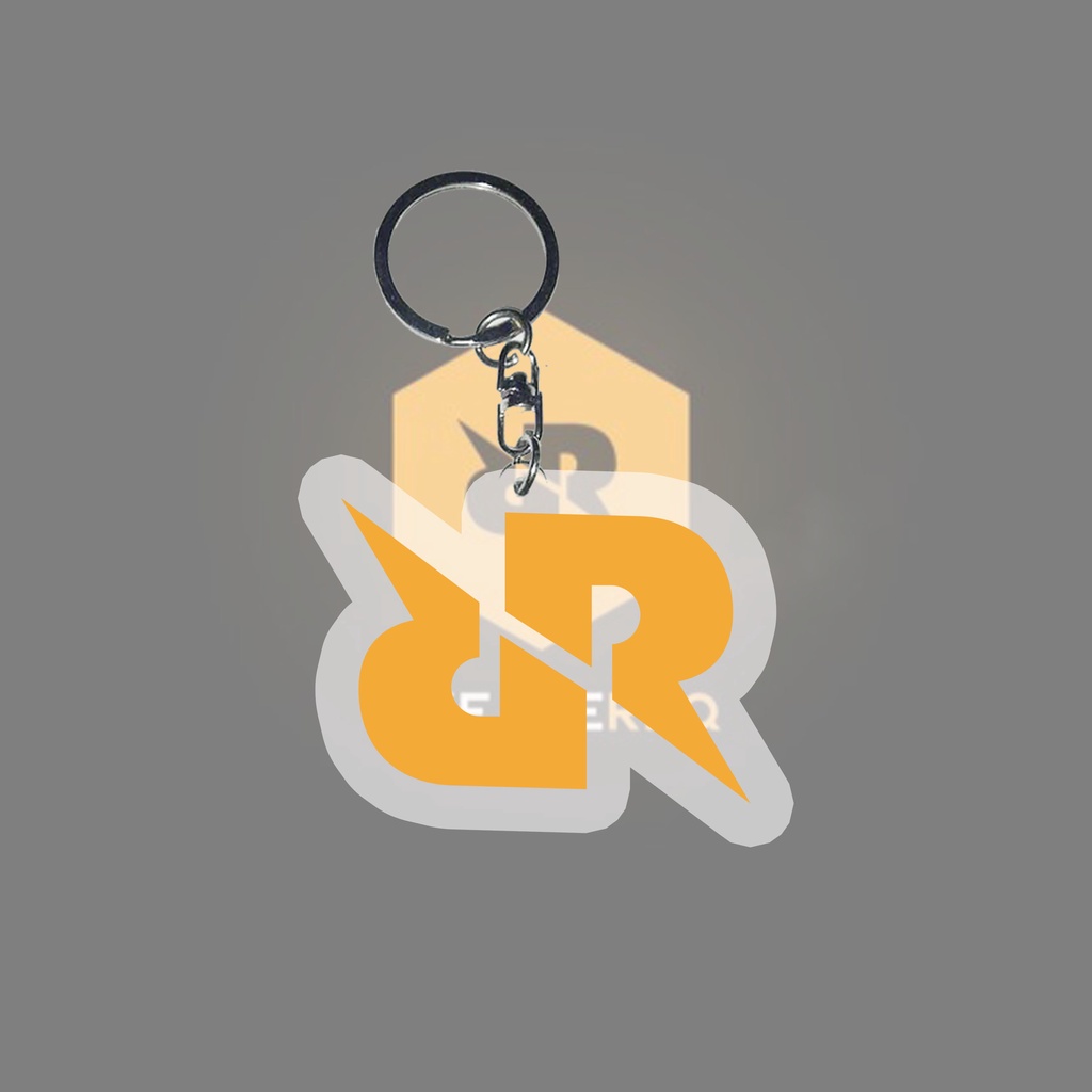 Keychain Esport MLBB  RRQ Esport - REX REGUM QEON   - Gantungan Kunci - Ganci - Gantungan Akrilik