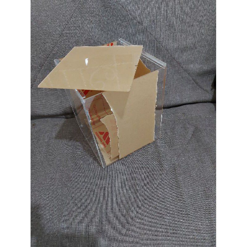 box acrylic serbaguna tutupan sliding