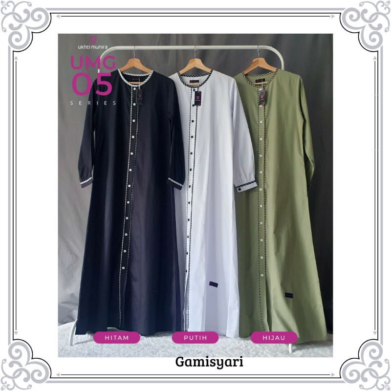 Gamis Terbaru 2022 Simple Elegant Gamis Polos Katun Twill Dress Muslimah Dewasa Dress Warna Putih Hi