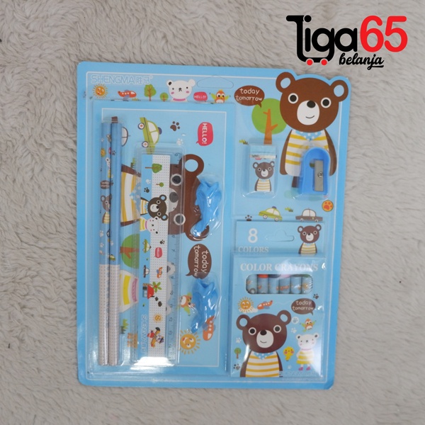 365 STATIONERY SET #40988 Buku &amp; Alat Tulis Anak / Karakter Fancy Gambar Lucu