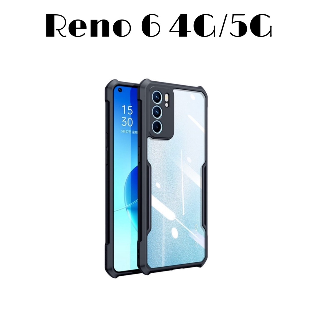 PROMO 4IN1 CASE OPPO RENO 6 4G/5G Reno 8 4G RENO 5f Reno 5 Reno 4 Reno 4F Reno 7 4/5G Soft Case Shockproof Transparan Protect Camera