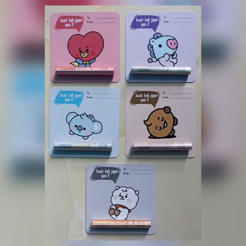 

ISI 5PCS Amplop Lebaran viral unik murah