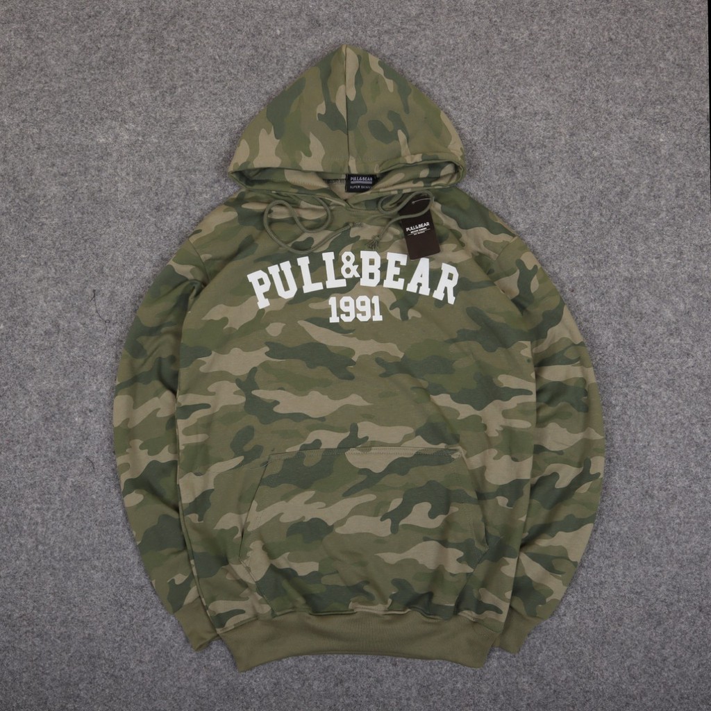 JAKET SWEATER HOODIE P&amp;B 1991 CAMO SABLON UNISEX PREMIUM QUALITY