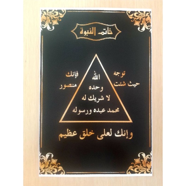 POSTER A3 KHOTAMUN NUBUWWAH