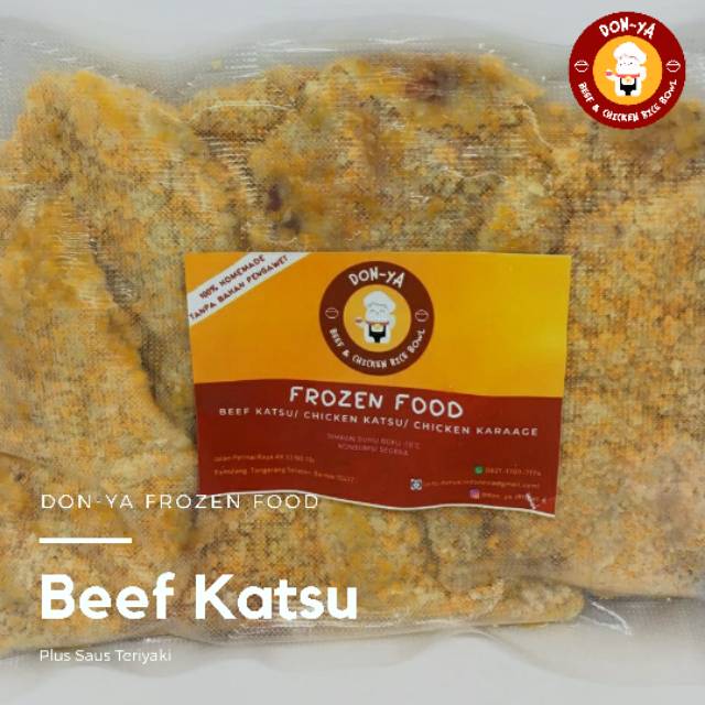 

Beef Katsu Frozen (Home made TANPA pengawet)