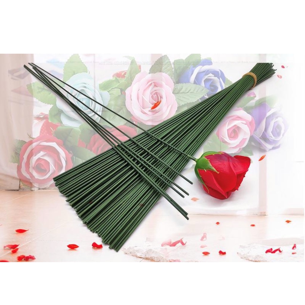 Kawat Bunga Tebal/Tangkai Batang Bunga Bahan Flower Crown Bunga Flower Dekorasi Pesta Harga/1kg