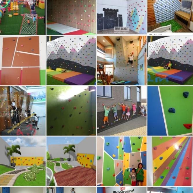 Poin Panjat Tebing Pemula Playground Fun Games Wall Climbing