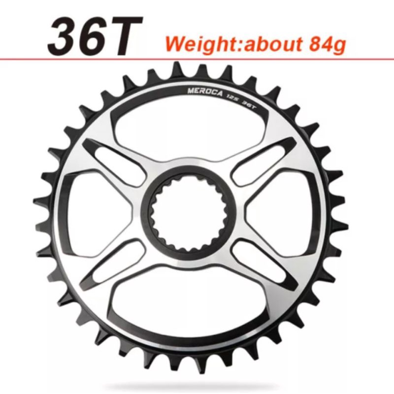 Meroca Chainring 36T 12 Speed Direct For Crank Arm Shimano M6100 M7100 M8100 M9100 Direct Mount Chainring Shimano