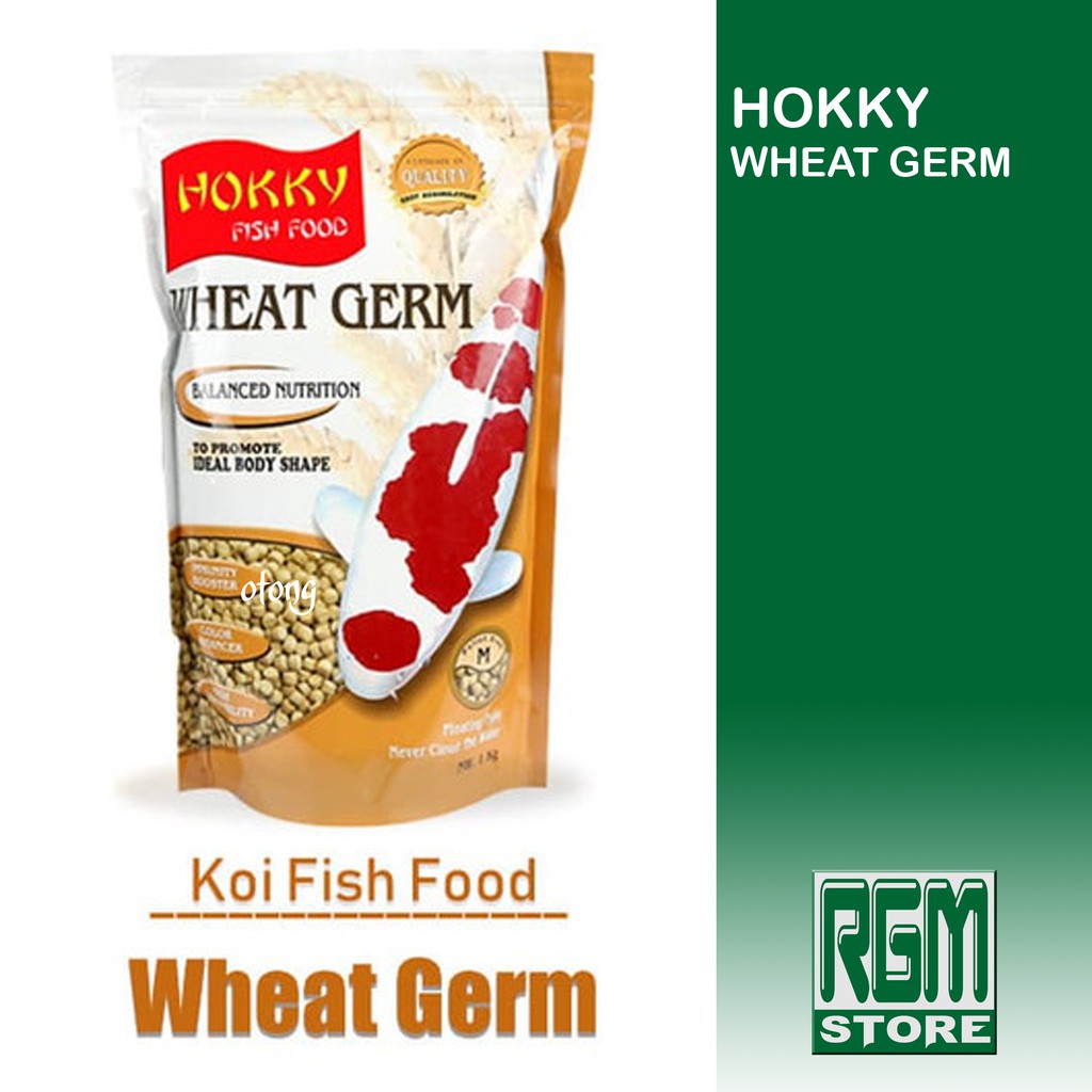 HOKKY WHEAT GERM MAKANAN PAKAN PELET IKAN HIAS KOI