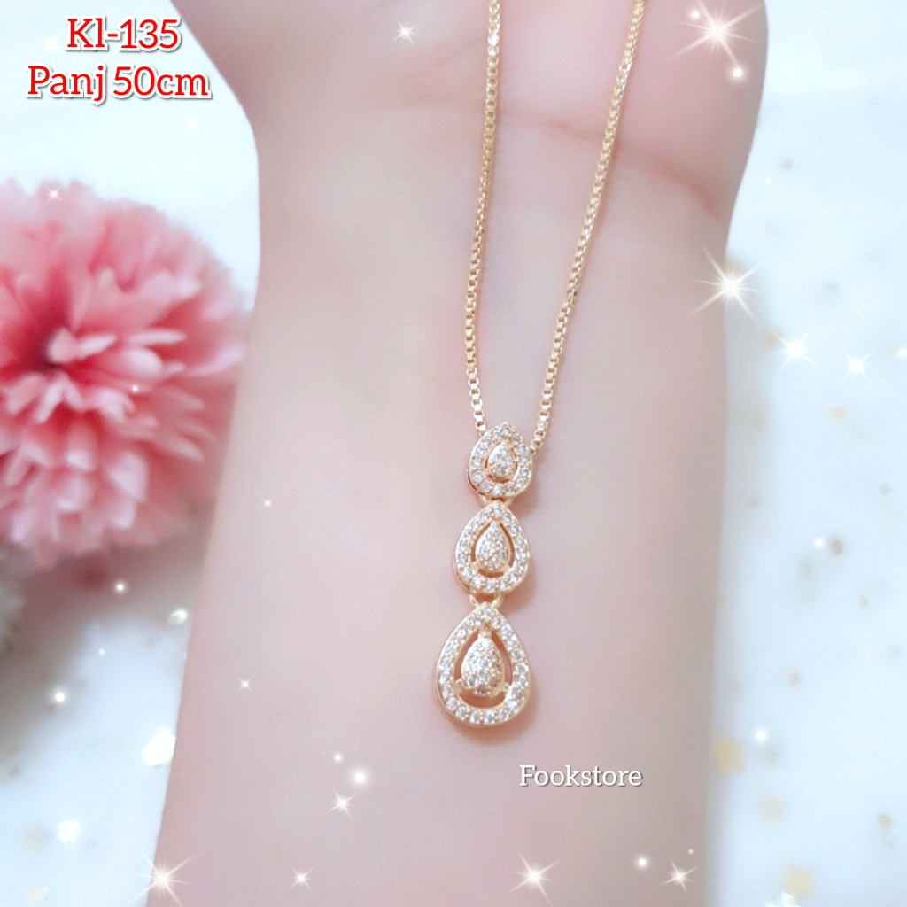 KALUNG WANITA LIONTIN KOREA XUPING