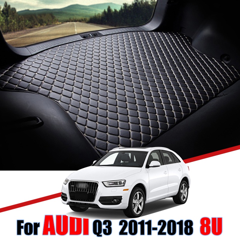 Alas Bagasi Mobil Bahan Kulit Untuk Audi Q3 8U 2011 2012 2013 2014 2015 2016 2017 2018