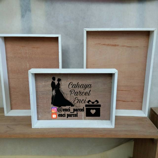 Kotak kayu hantaran seserahan rustic