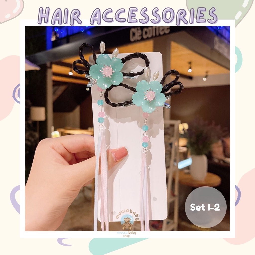 MBSS - JEPIT HUANZOU Set Jepit Korea Jepit Rambut Hair Clip Anak Perempuan