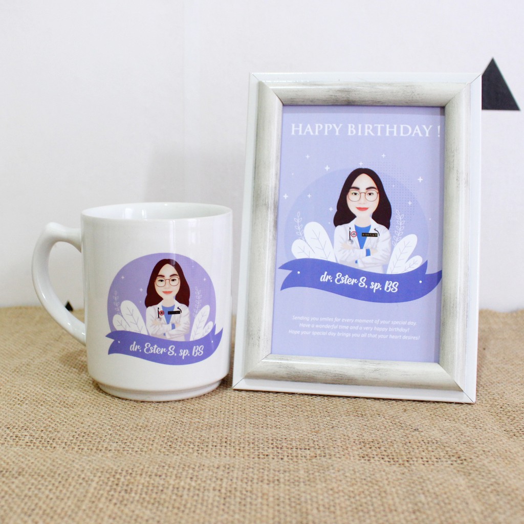 Mug Karikatur / Mug Custom / Mug Unik / Souvenir Mug