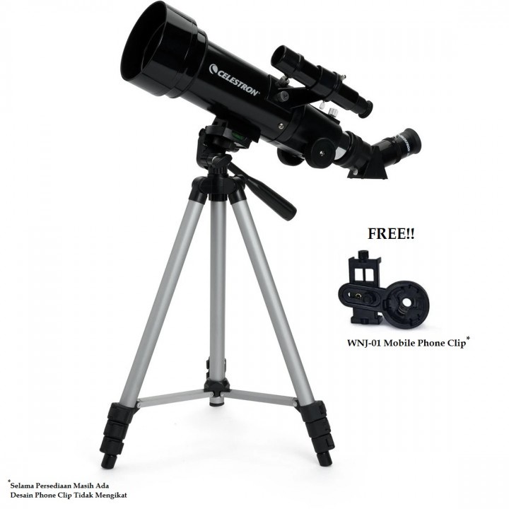 CELESTRON Travel Scope 70 - Teleskop dengan Tripod dan Tas Punggung