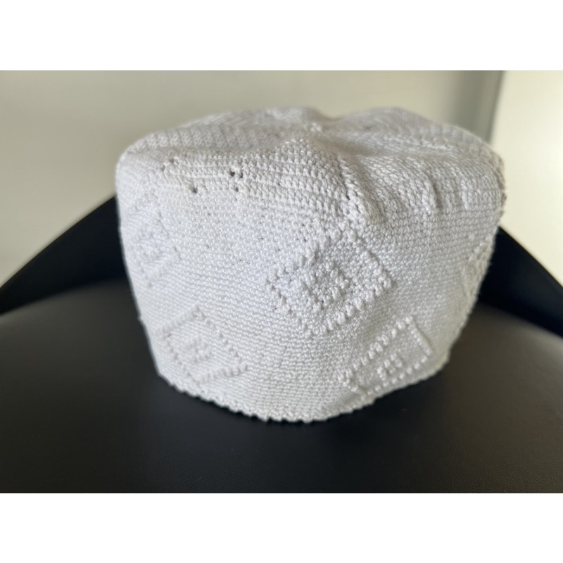 Songkok / Peci Rajut Putih Tarim alGonna