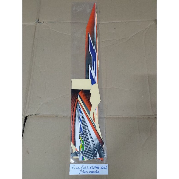 STRIPING FIZR 2004 FULL CLUTCH HITAM ORANGE