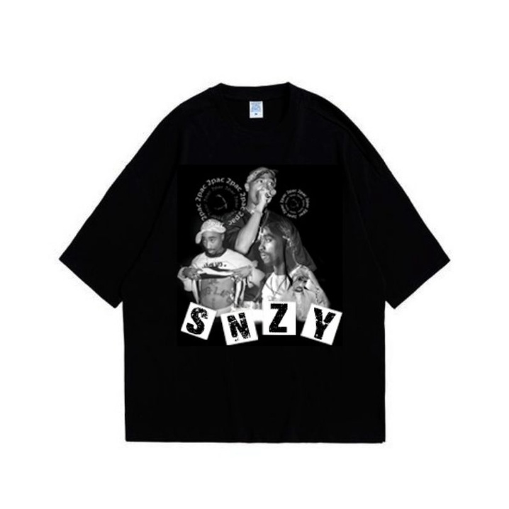 T-SHIRT | OVERSIZED | 2PAC SNZY | BLACK | SNAZZY