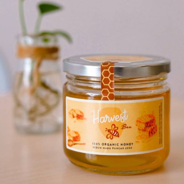 

3 JAR MADU ASLI HARVEST.BEE, 100% PURE HONEY