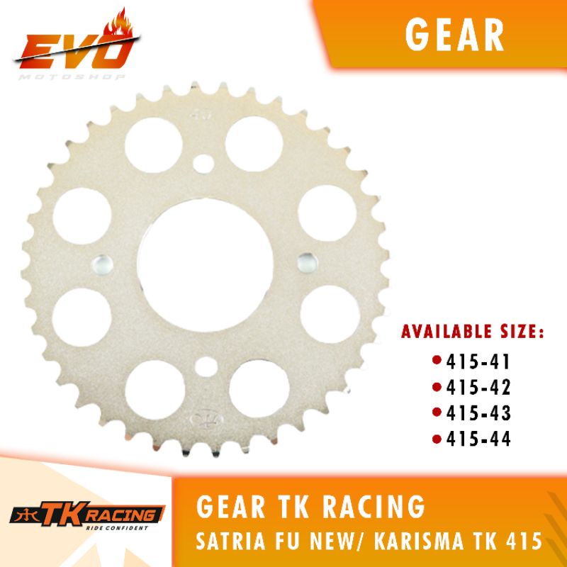 gear TK Satria Fu / karisma 415-41T - 415-44T belakang