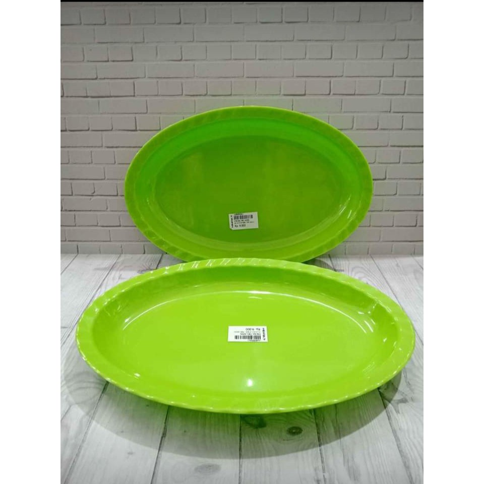PIRING OVAL MELAMIN 10 INCH P-6010 / PIRING LAUK MELAMIN - SINGA SINGI