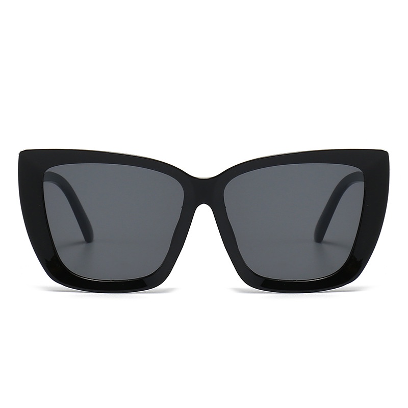 Kacamata Sunglass Desain Cat Eye Gaya Retro Korea Ulzzang Hip Hop