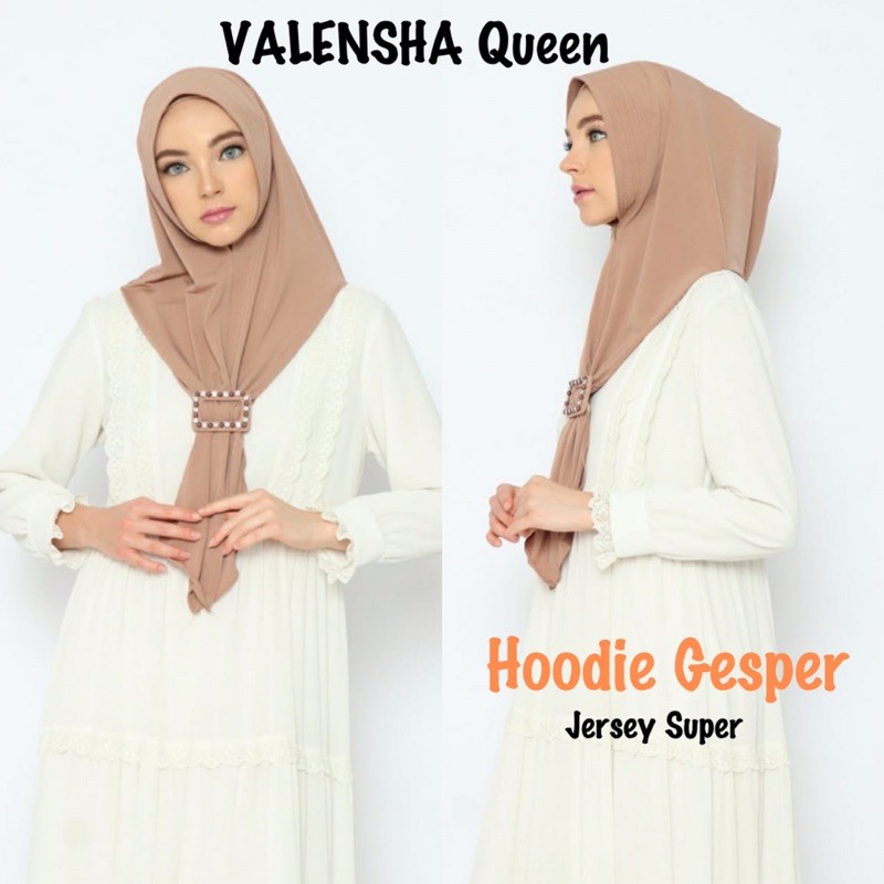 VALENSHA | Jilbab Instan HOODIE JERSEY