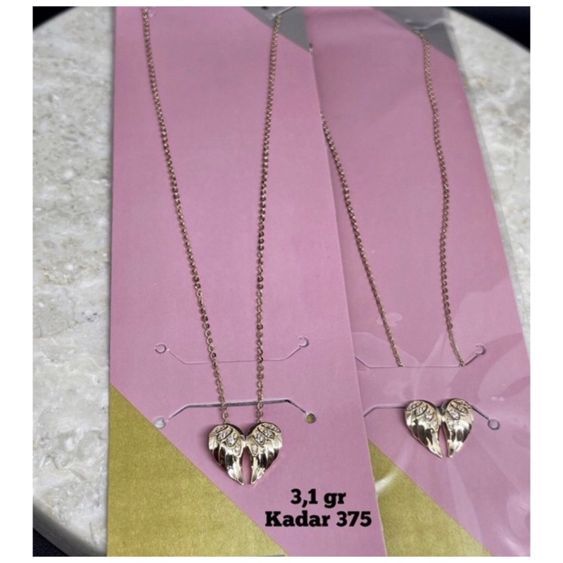 Kalung sayap ubs wanita dewasa kadar 375/8k terbaru