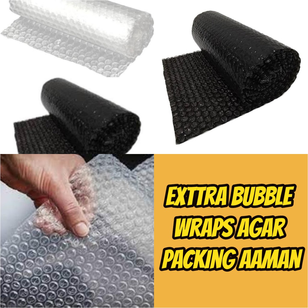 Tambahan Packing Bubble Warp Busa Packing Aman Pengaman Barang Pesanan Anda Saat Diperjalanan