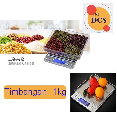 Timbangan Dapur Digital Ukuran 1Kg 0.1g Household Accurate Kitchen Scale Kue Kopi