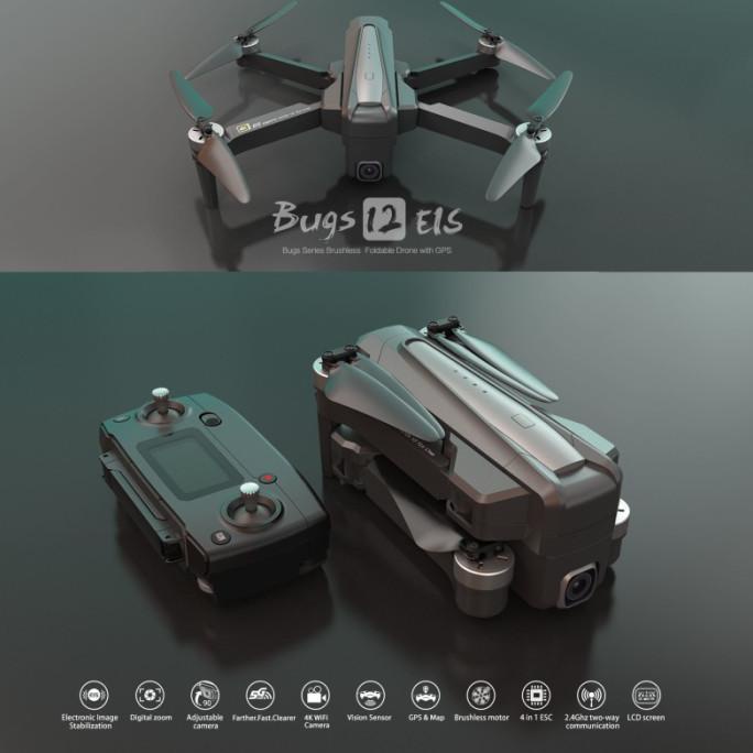 MJX BUGS 12 B12 EIS GPS BRUSHLESS 4K DIGITAL ZOOM DRONE FOLDABLE