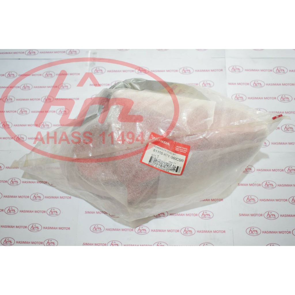 FENDER SPAKBOR DEPAN (MERAH) HONDA BEAT KARBURATOR - KODE PART: 61100KVY960CSR