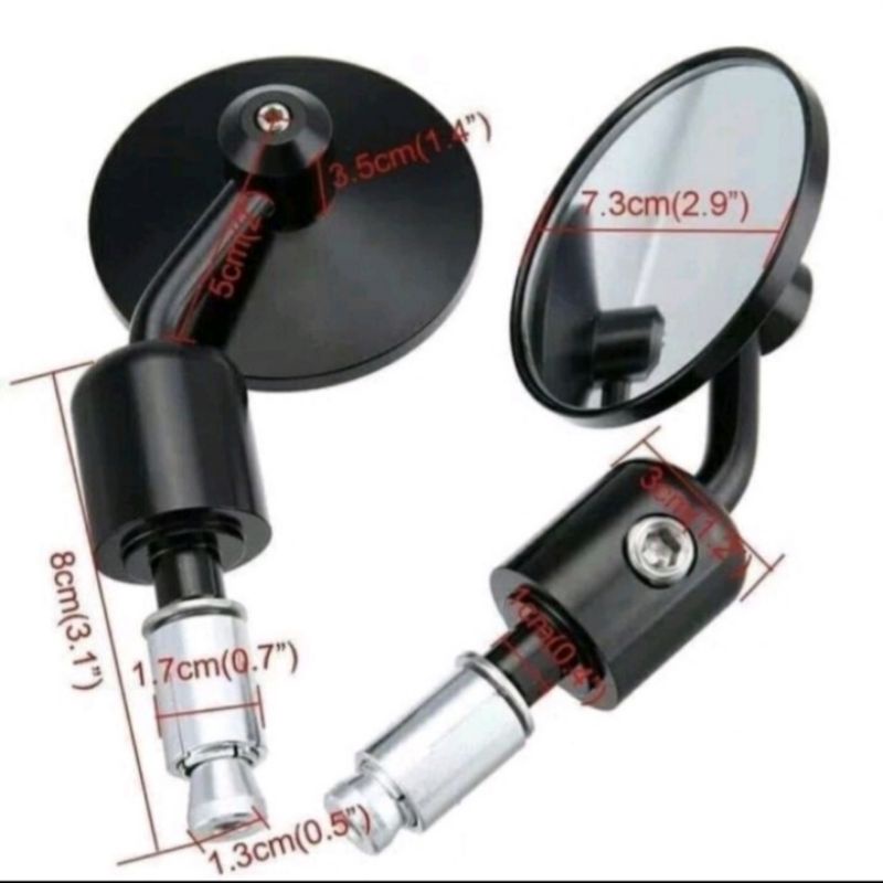 SPION JALU BULAT RIZOMA BAR END OBERON MOTOR VESPA NMAX AEROX PCX LEXI